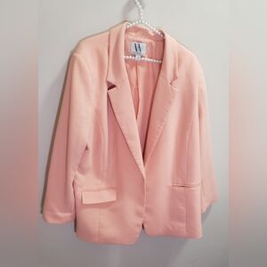 WORTHINGTON Pink/Peach Oversized Blazer – Size 0X